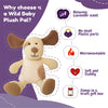 Dog Stuffed Animal - Lavender Scented Plush Pal with Hot Cold Pack