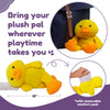 Duck Stuffed Animal - Heatable Plush Pal with Hot Cold Pack