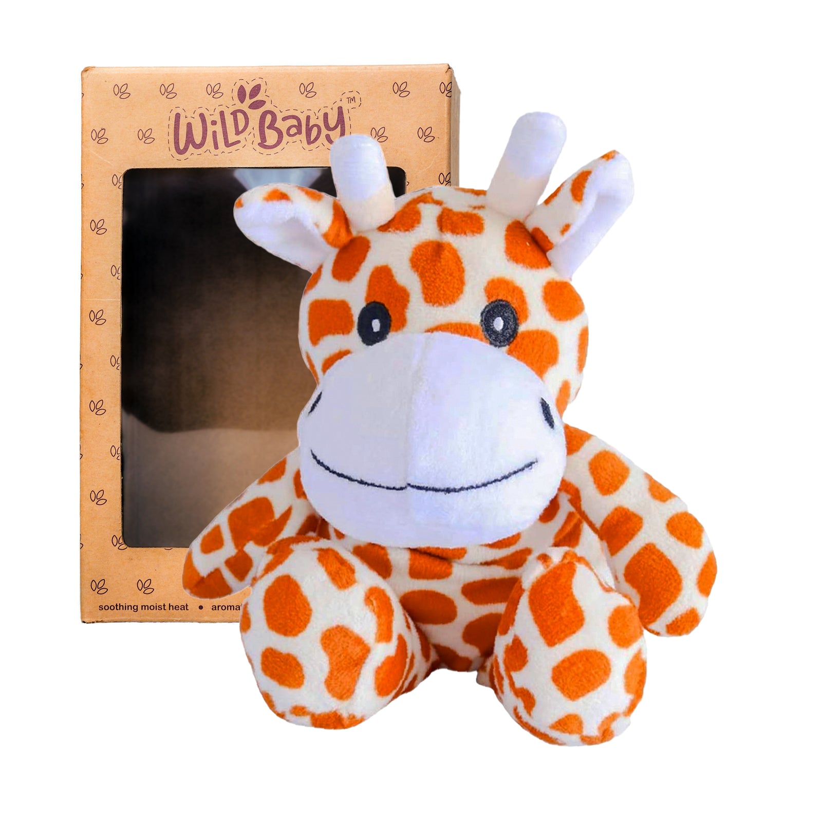 Giraffe Stuffed Animal - Microwaveable Plush Toy with Hot Cold Pack