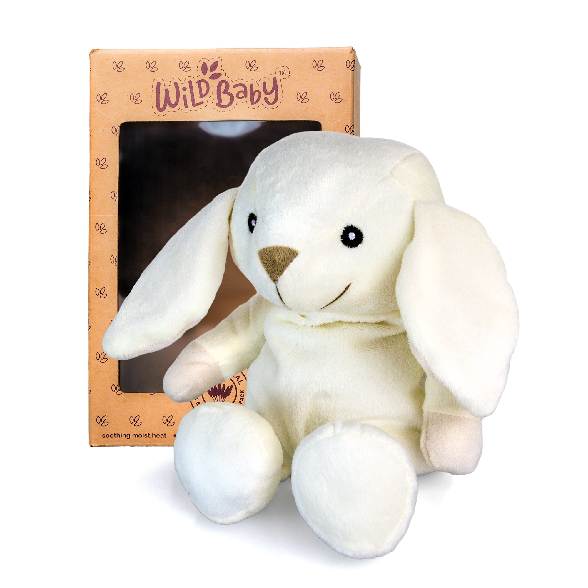 Bunny Rabbit Stuffed Animal - Microwaveable Plush with Hot Cold Pack