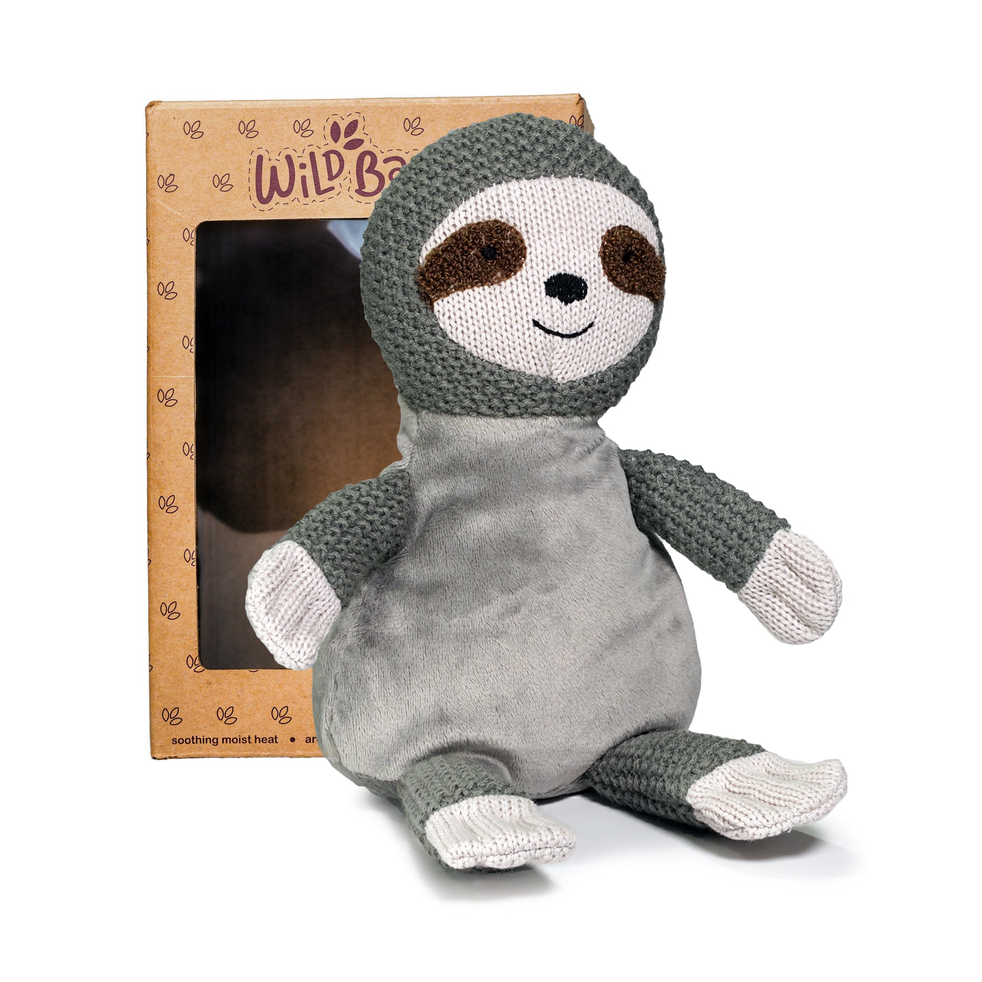 Sloth Stuffed Animal - Heatable Plush with Hot Cold Pack