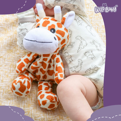 Giraffe Stuffed Animal - Microwaveable Plush Toy with Hot Cold Pack