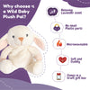 Bunny Rabbit Stuffed Animal - Microwaveable Plush with Hot Cold Pack