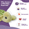 Turtle Stuffed Animal - Microwaveable Plush with Hot Cold Pack