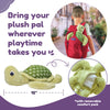 Turtle Stuffed Animal - Microwaveable Plush with Hot Cold Pack